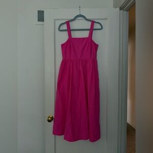 Pink sleeveless dress